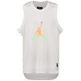 Comodidad total Jordan Sport DNA - Camiseta de tirantes para hombre, blanco/negro, L (48-50 EU)