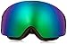 Oakley Flight Deck XM Snow Goggles, Matte Black, Prizm Jade Iridium, Medium
