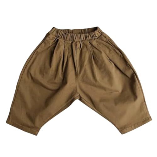 Dninmim Kids Solid Loose Casual Pants Boys Girls Children Turnip Pants