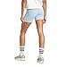 adidas Women's Essentials 3-Stripes High-Waisted Biker Shorts, Blue/White