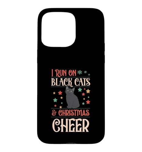 I Run On Black Cats And Christmas Cheer �}�b�`���OX-Mas Squad �X�}�z�P�[�X iPhone 15 Pro Max �p