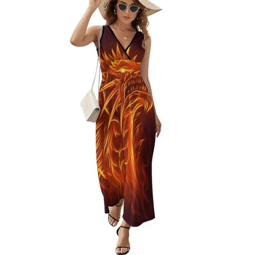 Robe longue col V fluide pour dissimuler les imperfections et rester au frais tout l'été