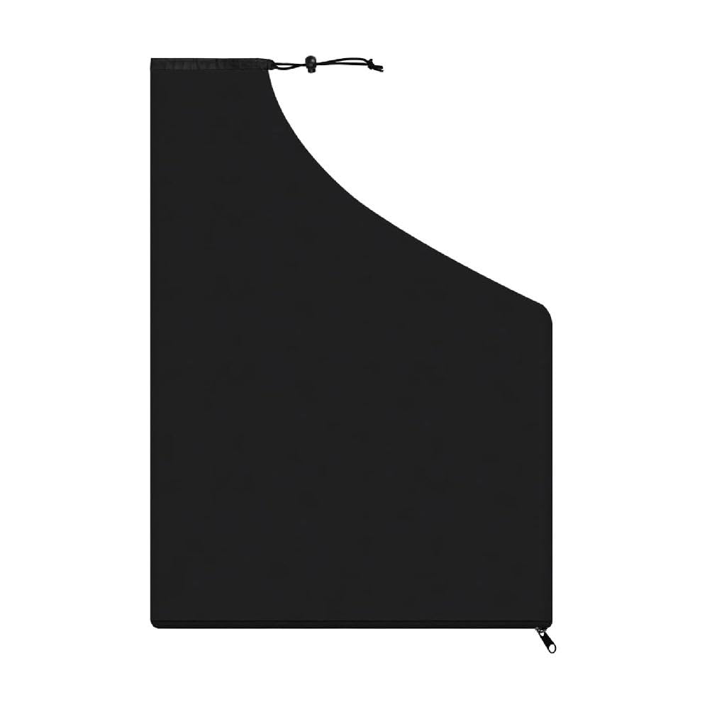 Sacchetto Raccolta Foglie Regolabile - Borsa Per Soffiatore Con Zip, Nero, Kiuiom - Foto 2