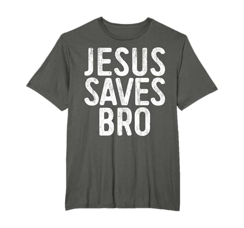 Camisa Jesus Saves Bro para hombres, mujeres, niños, religión cristiana Camiseta
