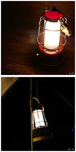 [ラドウェザー] LED ランタン 充電式 揺らめき点灯モード 麻と竹の天然素材 3600mAh (ブラック) 8枚目