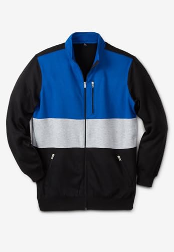 Image of KingSize Men's Big & Tall Full-Zip Fleece Jacket