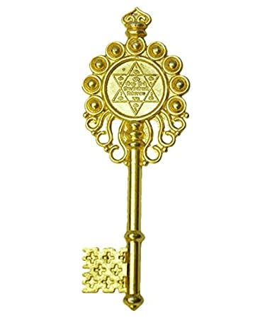 Kiah Vastu Fengshui Charged Kuber Kunji Key Golden 4.25 inches | Lucky Key | Attract Money & Abundance