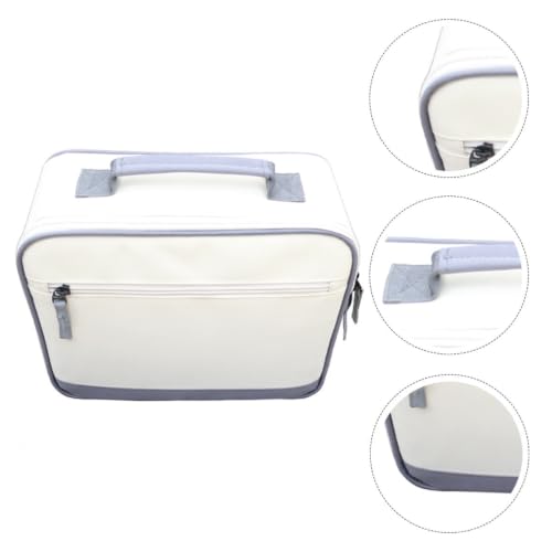 Bolso portátil de almacenamiento para accesorios digitales LALAFINA, funda de tela con diseño práctico para electrónicos y accesorios de proyector miniatura 7