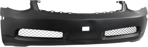 Suitable for Primered Front Bumper Cover Fascia for 2003-2007 Infiniti G35 Coupe - Direct Fit Replacement, Part No. IN1000122