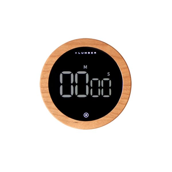 Amazon｜「DIGITAL DIAL TIMER」暗闇でも使えるLEDライトの木製