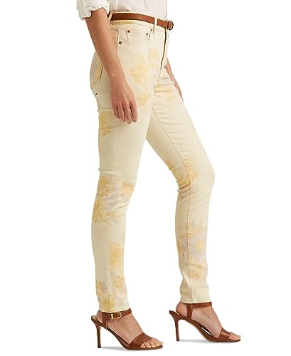Lauren Ralph Lauren Women's Floral High-Rise Skinny Ankle Jeans3