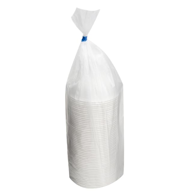 50 Vasos de Caña de Azúcar, 260 ml, Color Blanco, Catering, Eventos, Hostelería, Vajilla Ecológica, Restauración