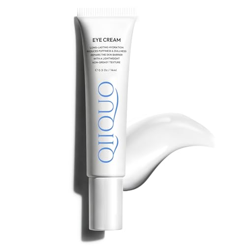 QIIQUO Augencreme - 2025 Pro Version, 4% Niacinamide reduziert Augenringe + Triple Ceramides Intensive Repair + Multi-Hydration Complex mildert Falten, parfümfrei, nicht fettend
