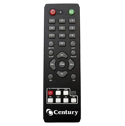 Receptor com Controle Remoto Nano Box Preto - Century