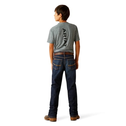 ARIAT Boys' B4 Relaxed Rolland Boot Cut Jeans2