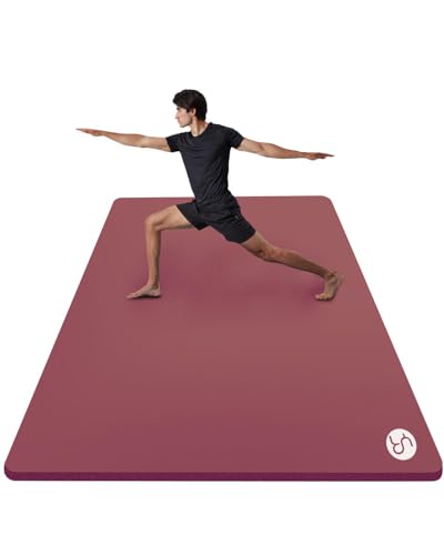 RYTMAT Yoga Mat Thick 15mm NBR 190 x 90cm Wide Exercise Mat for Home Gym Yoga Pilates Cardio Gymnastics Training with Carry Bag