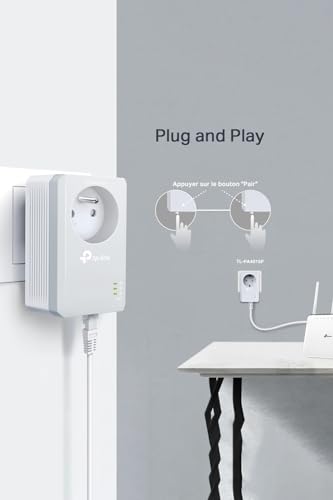 Image of TP-Link - TL-PA4015PKIT - Bridge - HomePlug AV (HPAV) - Wall Connection (Pack of 2)