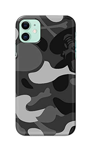 Image of Printed Hard Back Cover Case for Apple iPhone 11 Back Cover (Army Pattern) -702
