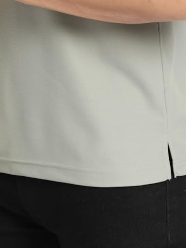 STELLERS Polyester Men's Premium Polo T-Shirt's |Feather Touch Feel |Regular Fit| Odour Resistant| Anti-Static| Wrinkle Free | Quick Dry | Stretchable | Lightweight | Sweat-Proof, Grey, Medium