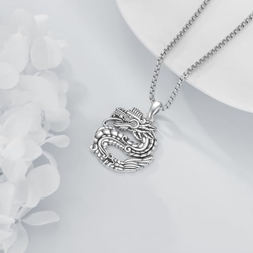 YFN Mayan Necklace Sterling Silver Aztec Mayan Calendar Pendant Religious Jewelry Mayan Gifts for Women Men3