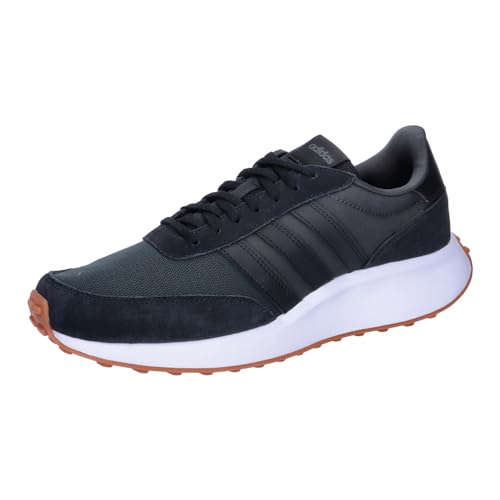 adidas Run 70s Lifestyle Running Shoes, Zapatillas Hombre, Carbon Core Black Ftwr White, 43 1/3 EU