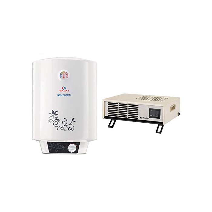 Buy Bajaj New Shakti Storage 25 Litre Vertical Water Heater, White, 4