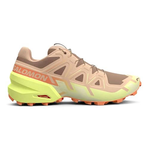 Tenis Salomon Speedcross 6 Feminino (Creme Marrom e Lima, BR, Adulto, Numérico, 37)