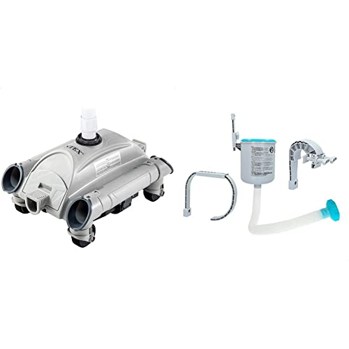 Intex Robot aspirateur de Fond & Skimmer de Surface Deluxe pour autostable ou Tubulaire
