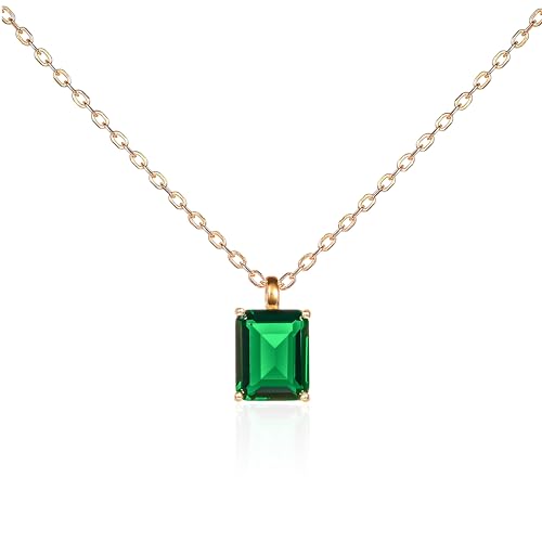 Collier Emeraude namana plaqué or pour illuminer vos tenues d'été et vos soirées