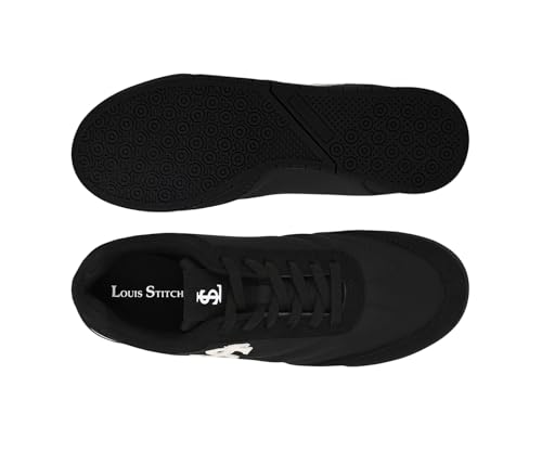 Image of LOUIS STITCH Women's Casual Lightweight Sneakers | Ortholite Cushioned Comfort | Dual-Color TPR Sole | Lightweight & Comfortable Casual Lace-Up Shoes | LSD-SNK-NBL & DNM
