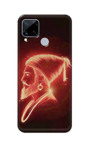 Image of PRINTFIDAA Printed Hard Back Cover Case for Realme C15 | Realme C12 | Realme Narzo 20 | Narzo 30A | Realme C25 | C25s Back Cover (Chatrapati Shivaji Maharaj) -112