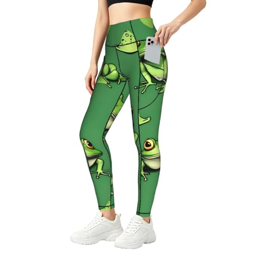 Leggings de gimnasio de mujer con bolsillos, mallas deportivas para yoga y correr