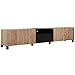 Produktbild Trendteam smart Living TV-Lowboard Eiche Kraft Tabak/Schwarz Matt Kendo 227 x 47 x 40 cm