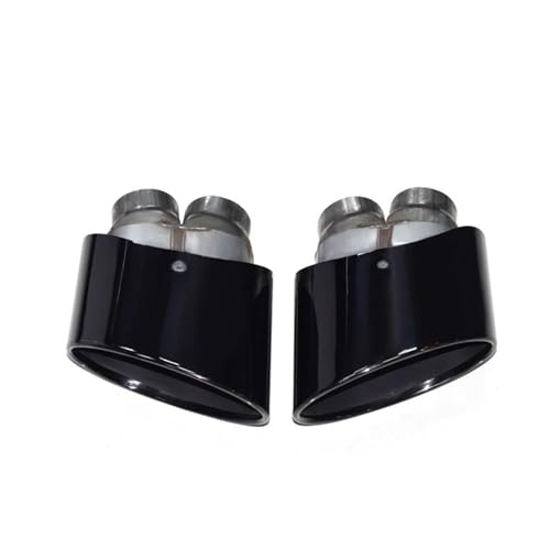 Embout d'échappement double intérieur pour remplacer la canule ovale de voiture RS3 RS4 RS5 RS6