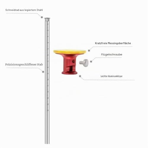 Foto von Radanreißer, 2-Rad-Schneider, Anreißer, Anreißer, Holzanreißer, Anreißer für die Holzbearbeitung, Schwalbenschwanz-Anreißer, Anreißer für die Holzbearbeitung, imperiale Skalen.