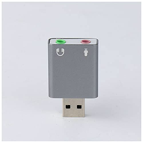 Image of IMAGINEA USB External Sound Card, External Stereo Sound Plug and Play Gaming Adapter 3.5mm Headphone and Microphone Jack for Windows, Mac, Linux BM 800 Microphone Studio Recording - Multicolor