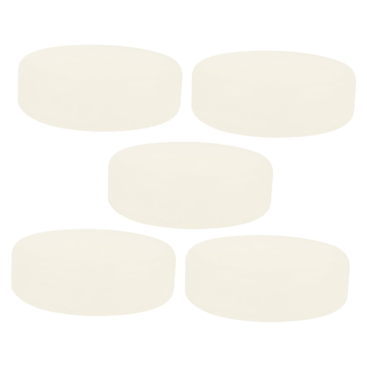 OSOLADY 5pcs Lightweight Ice Hockey Durable Training for Skill Development Game Practice Low Friction Glide High Resilience for Smooth Surfaces