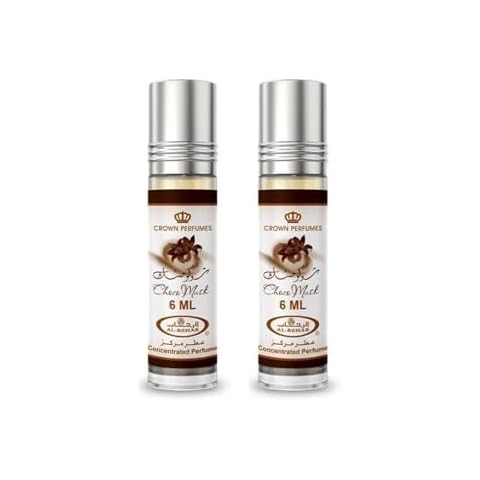 Al-Rehab Choco Musk Concentrated Perfume Rollerball for Unisex, 0.2 Ounce (Pack of 2) Cover