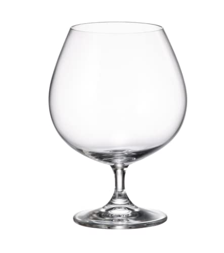 Copas de coñac Crystalite Bohemia para catar brandy con amigos juego de 6 2