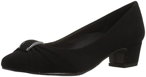 Easy Street Womens Eloise Faux Leather Dressy Block Heel, Black Lamy, 5.5 UK