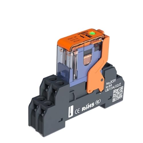Relais intermédiaire J13A DC 12V à 5 broches avec clé de test pratique