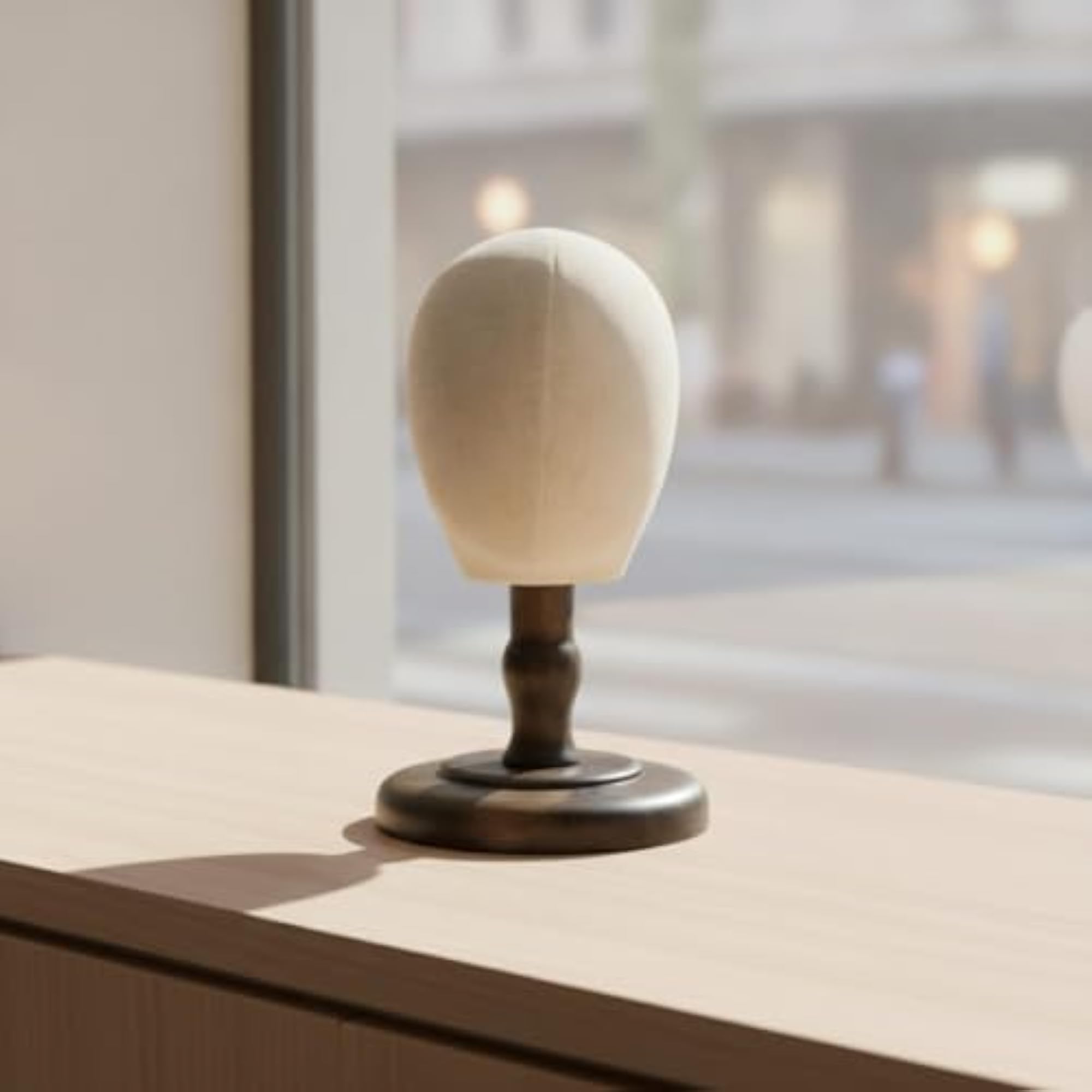 Long-Lasting Cloth Covered Head Display Stand