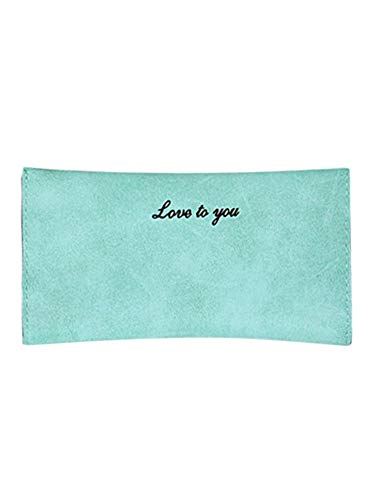 pedkit Mulheres carteira longo bolsa amor para você cor sólida embreagem vintage moda dinheiro clipe