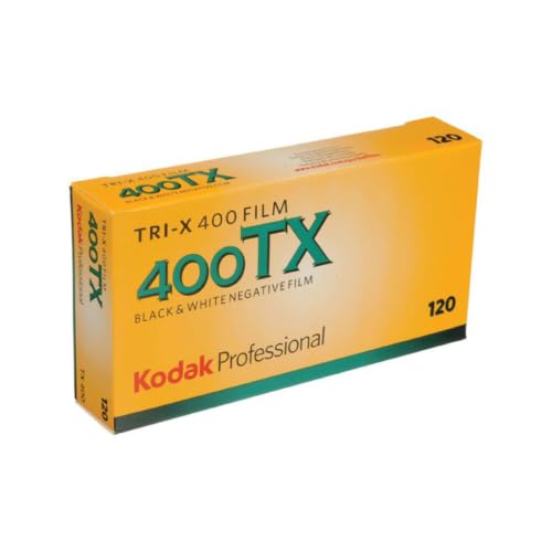 Kodak Tri-X 400 – Film Noir et Blanc 120, ISO 400, Grain Classique, Lot 5, 80 Poses