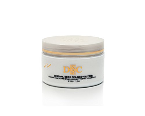 Deep Sea Cosmetics | Lavender & Calendula Infused Relaxing Dead Sea Body Butter - 10 Oz | Unwind with Superior Hydration, Tranquil Aromatherapy, and Silky Smooth Skin