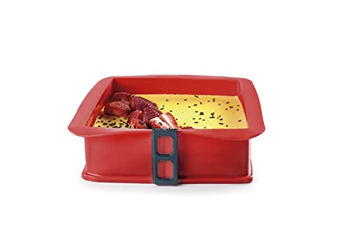 IBILI 875800 Desmontable cuadrado con base de cristal