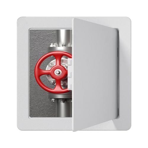 Byson Zugangsplatte 35.6x35.6 Cm Aus ABS-Kunststoff – Abnehmbare Tür, Selbstklebend, Für Trockenbau