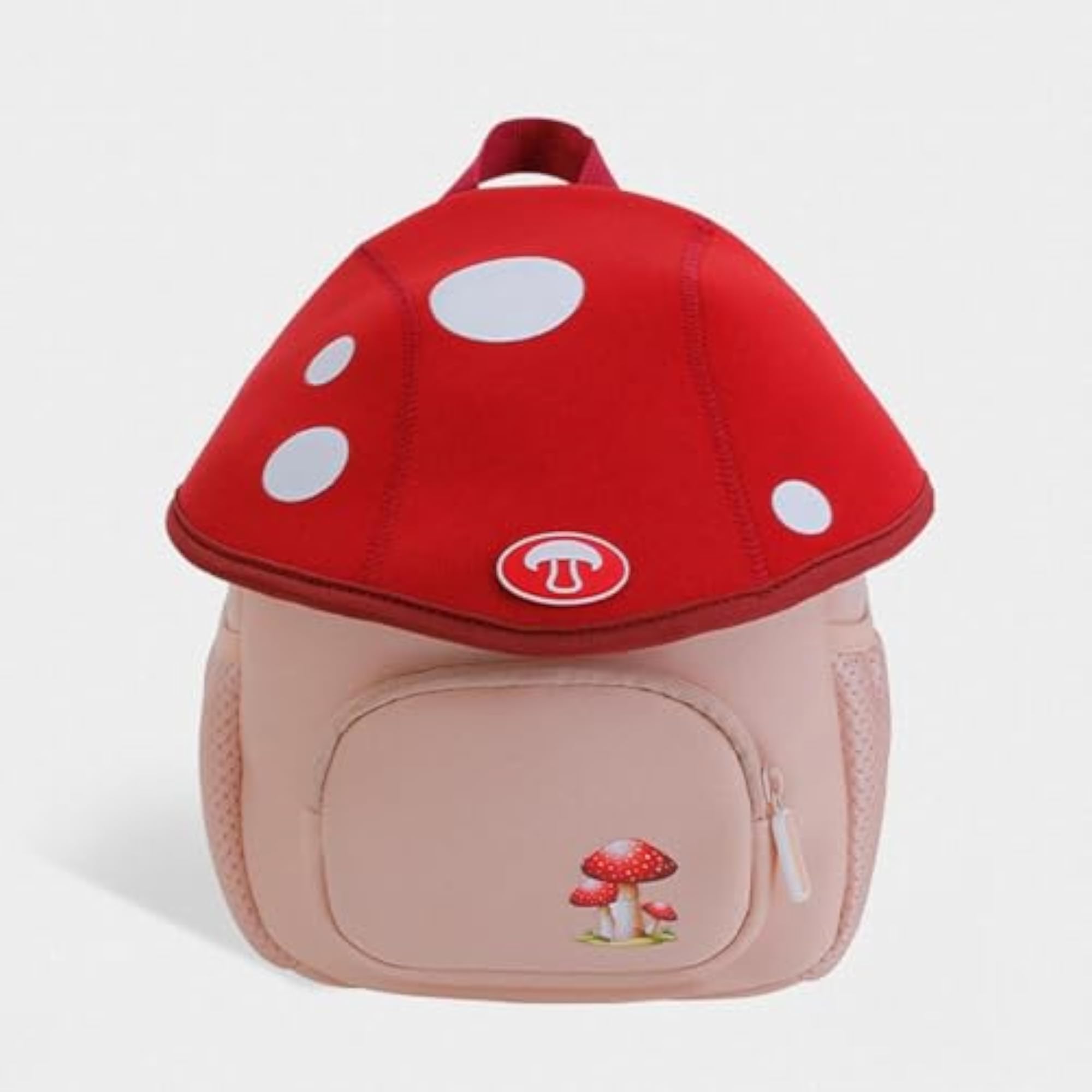 Kids Adorable Fashion Backpack with Zipper, Red