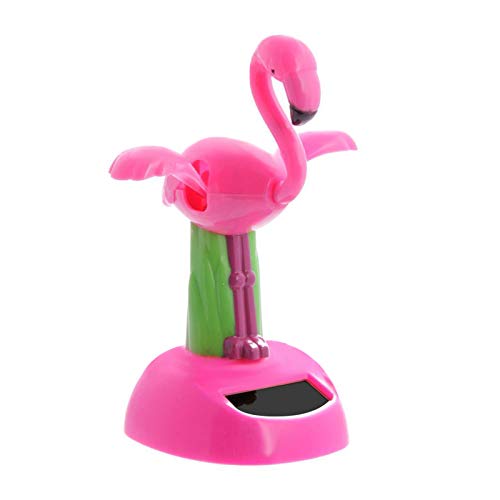 Preisvergleich Produktbild Preis am Stiel Solarfigur - Wackel Flamingo