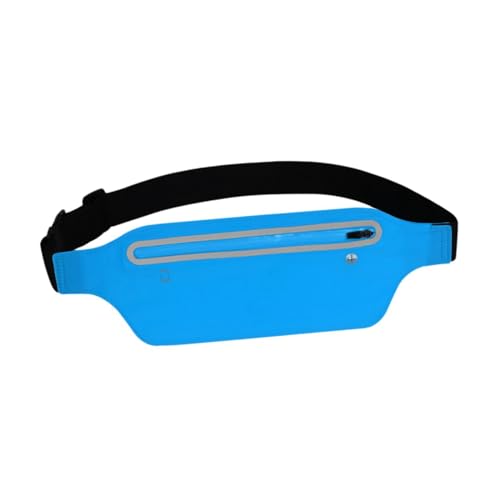 FABLOFT Fitness Workout Belt Women Men Purse Fashion Waist Bag for Bicycling Outdoor blue Deal